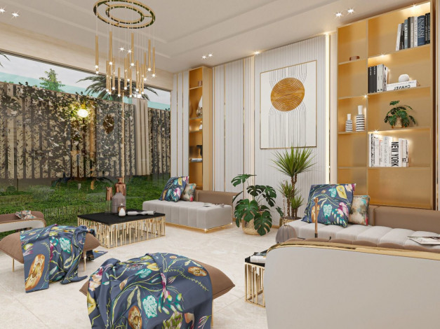 Стартует строительство нового проекта в 350 метрах от пляжа Средиземногоморя в районе Оба, 55-161 м2. - Ракурс 12