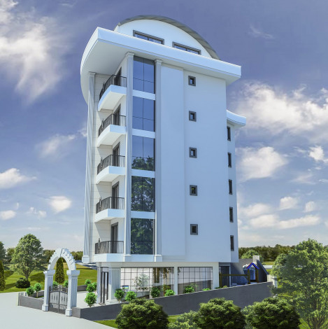 Новый инвестиционный проект в Тосмуре всего в 300 метрах от моря, 47 – 112 м2 - Ракурс 2