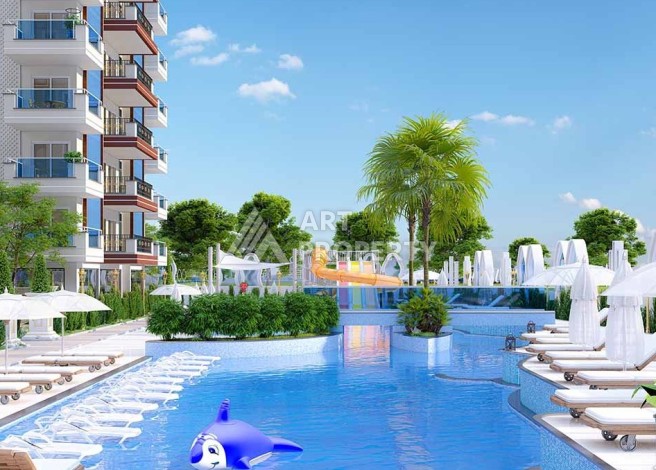 Супер предложение от инвестора квартиры 1+1 в районе Махмутлар - Ракурс 10