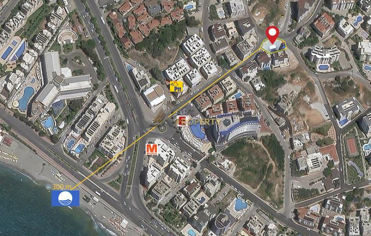 Новый инвестиционный проект в Тосмуре всего в 300 метрах от моря, 47 – 112 м2 - Ракурс 5