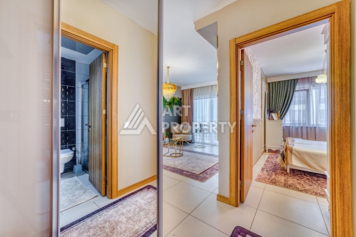 Меблированная квартира 1+1 на улице Ататюрк в Махмутлар - Ракурс 13