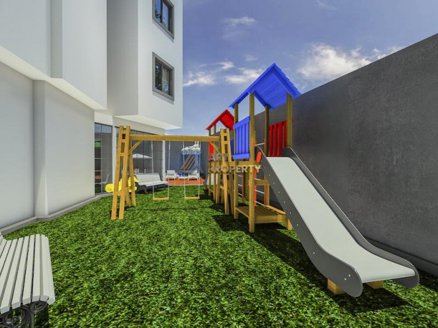 Новый инвестиционный проект в Тосмуре всего в 300 метрах от моря, 47 – 112 м2 - Ракурс 12