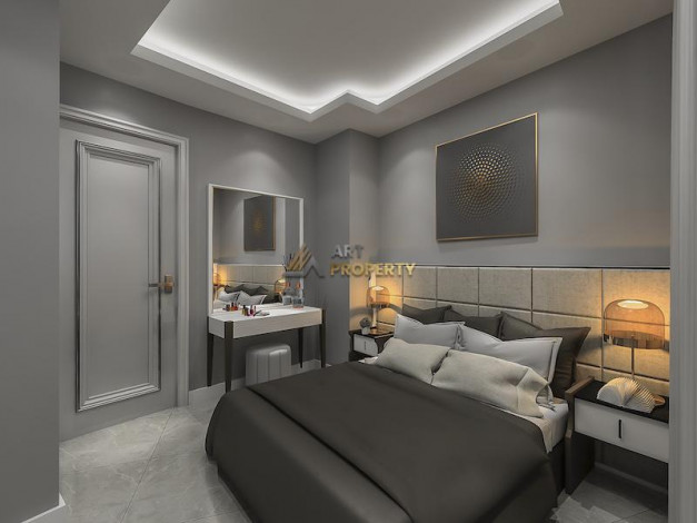 Новый инвестиционный проект в Тосмуре всего в 300 метрах от моря, 47 – 112 м2 - Ракурс 18