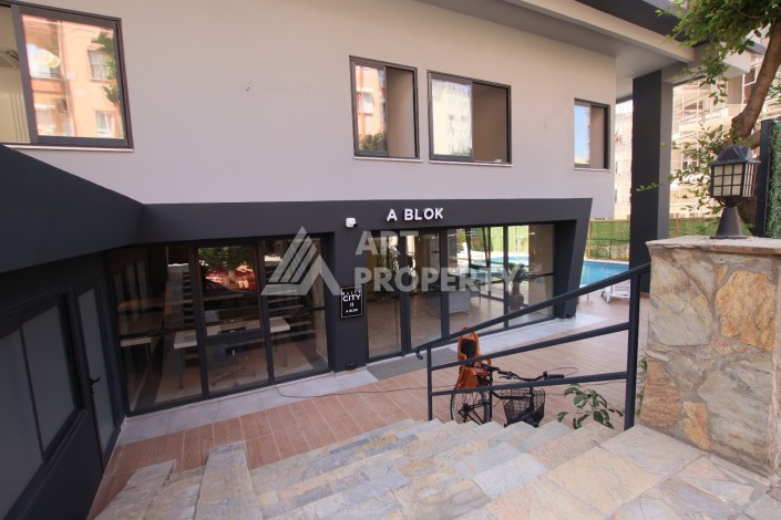 Меблированная квартира 1+1 в новом доме в центре Аланьи - Ракурс 10