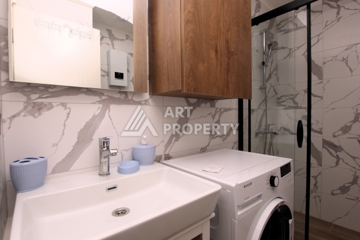 Меблированная квартира 1+1 в новом доме в центре Аланьи - Ракурс 7