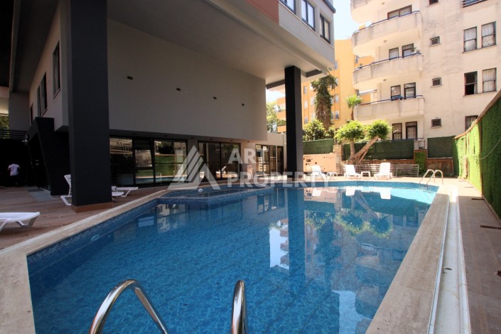 Меблированная квартира 1+1 в новом доме в центре Аланьи - Ракурс 13