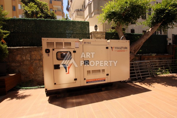 Меблированная квартира 1+1 в новом доме в центре Аланьи - Ракурс 14