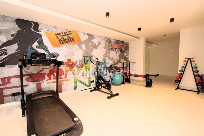 Меблированная квартира 1+1 в новом доме в центре Аланьи - Ракурс 17