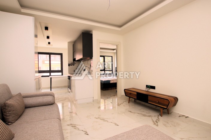 Меблированная квартира 1+1 в новом доме в центре Аланьи - Ракурс 4