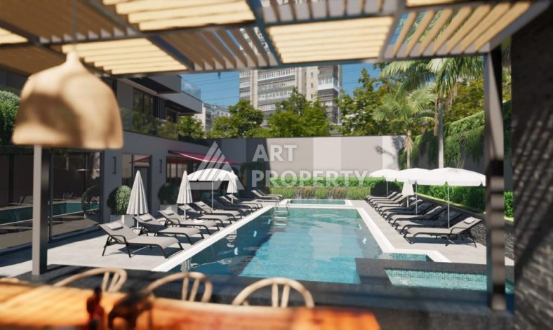 Квартира 1+1 в историческом центре Аланьи недалеко от пляжа Клеопатра - Ракурс 5