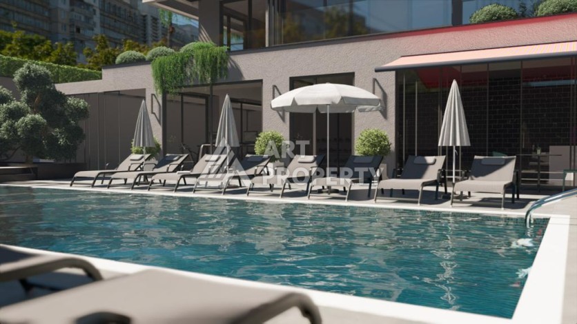 Квартира 1+1 в историческом центре Аланьи недалеко от пляжа Клеопатра - Ракурс 14