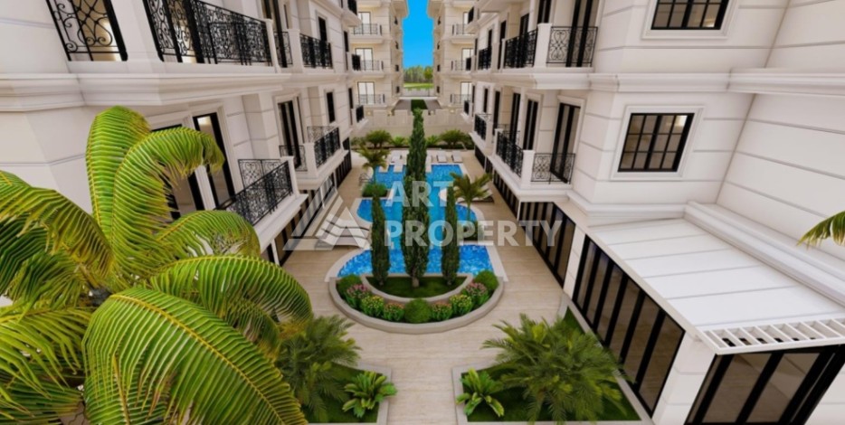 Квартира 1+1 в новом и стильном комплексе в центре Аланьи - Ракурс 4