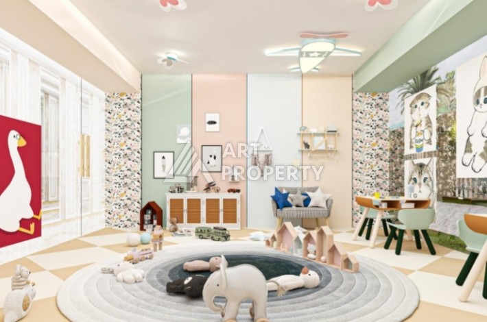 Квартира 1+1 в новом и стильном комплексе в центре Аланьи - Ракурс 5