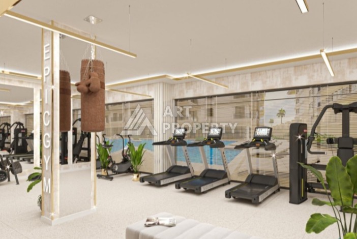 Квартира 1+1 в новом и стильном комплексе в центре Аланьи - Ракурс 6