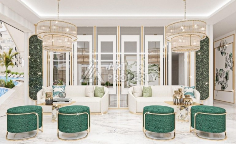 Квартира 1+1 в новом и стильном комплексе в центре Аланьи - Ракурс 7