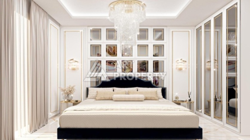 Квартира 1+1 в новом и стильном комплексе в центре Аланьи - Ракурс 8