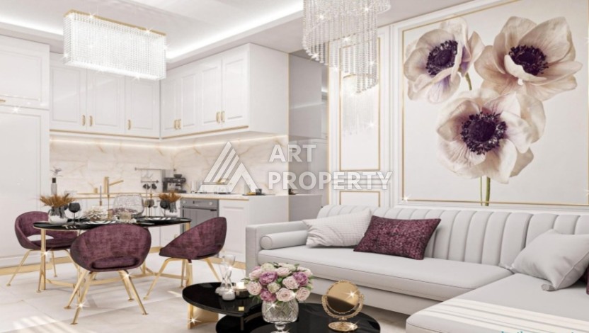 Квартира 1+1 в новом и стильном комплексе в центре Аланьи - Ракурс 9