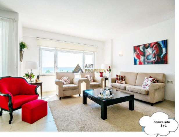 Квартира 3+1 с отдельной кухнейна первой линии от моря, в районе Тосмур, 155 м2 - Ракурс 25