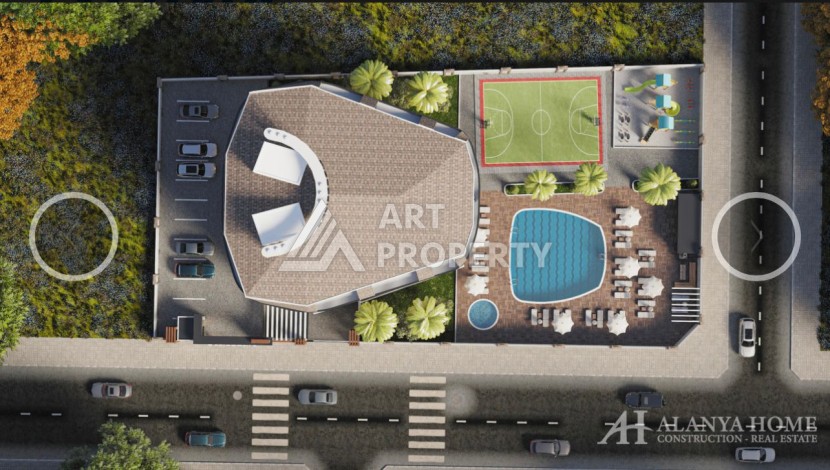 Квартира 1+1 в комплексе на завершающем этапе строительства в районе Кестель! - Ракурс 5