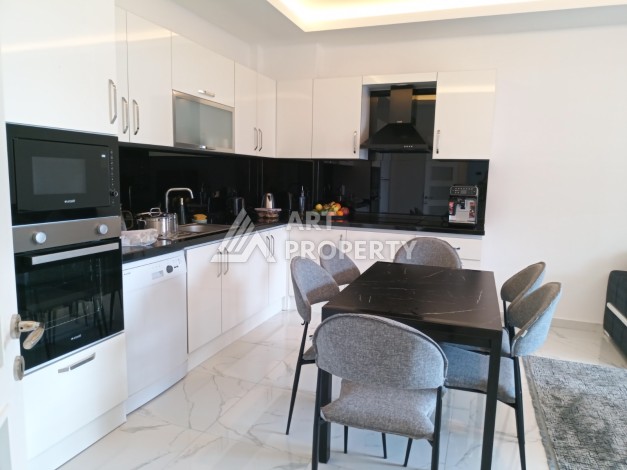 Квартира 2+1 с мебелью и частичным видом на море в Кестеле! - Ракурс 9