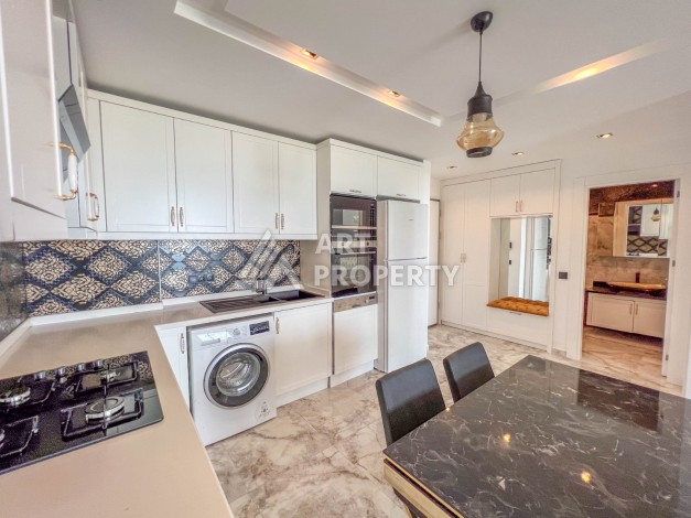 Квартира 1+1 с прямым видом на море в районе Каргыджак! - Ракурс 16