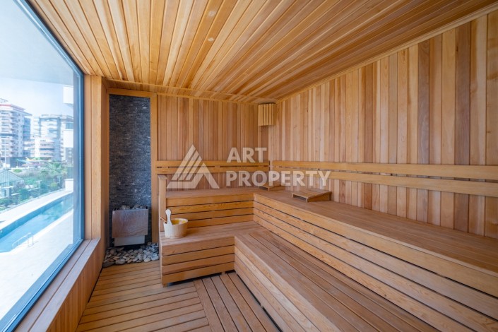 Квартира 1+1 с прямым видом на море в районе Каргыджак! - Ракурс 17