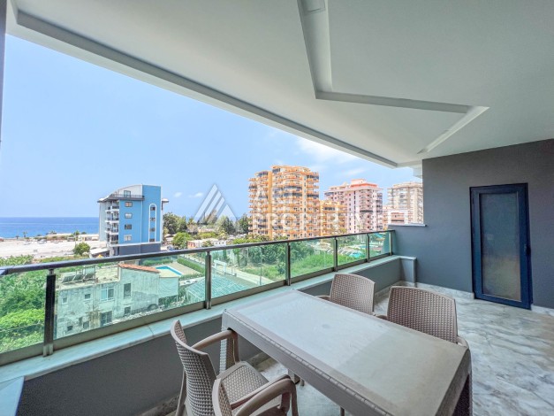 Квартира 1+1 с прямым видом на море в районе Каргыджак! - Ракурс 18