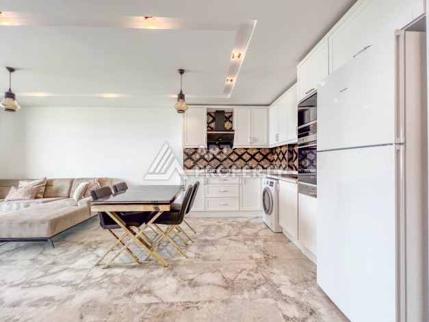 Квартира 1+1 с прямым видом на море в районе Каргыджак! - Ракурс 20