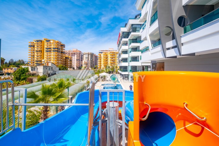 Квартира 1+1 с прямым видом на море в районе Каргыджак! - Ракурс 21