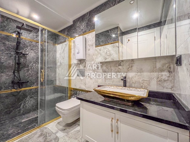 Квартира 1+1 с прямым видом на море в районе Каргыджак! - Ракурс 23