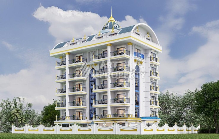 Новый инвестиционный проект на этапе строительства в 150 м от моря в районе Каргыджак! - Ракурс 2