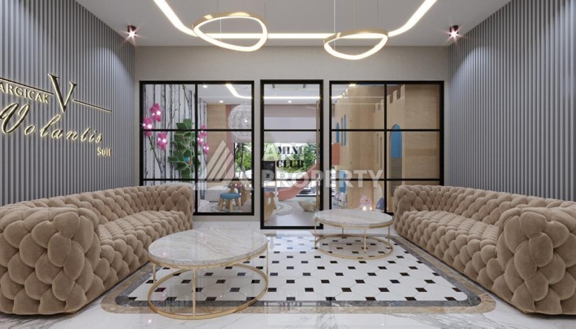 Новый инвестиционный проект на этапе строительства в 150 м от моря в районе Каргыджак! - Ракурс 3