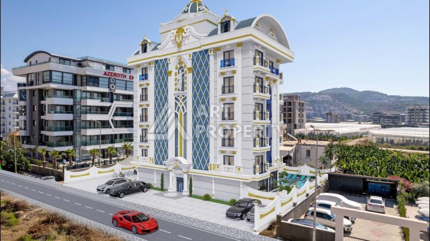 Новый инвестиционный проект на этапе строительства в 150 м от моря в районе Каргыджак! - Ракурс 7