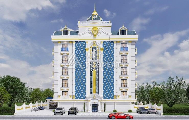 Новый инвестиционный проект на этапе строительства в 150 м от моря в районе Каргыджак! - Ракурс 9