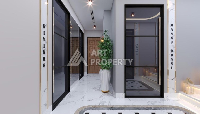 Новый инвестиционный проект на этапе строительства в 150 м от моря в районе Каргыджак! - Ракурс 10