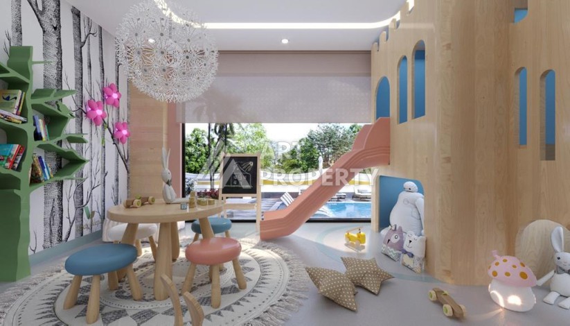 Новый инвестиционный проект на этапе строительства в 150 м от моря в районе Каргыджак! - Ракурс 13