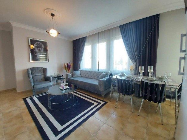 Трехкомнатная квартира в Махмутларе,в 450 метрах от Средиземного моря, 105 м2 - Ракурс 8