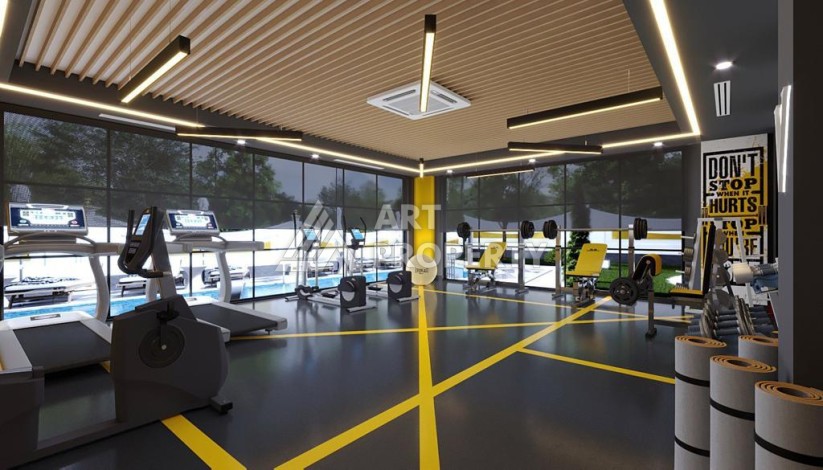 Новый инвестиционный проект на этапе строительства в 150 м от моря в районе Каргыджак! - Ракурс 24