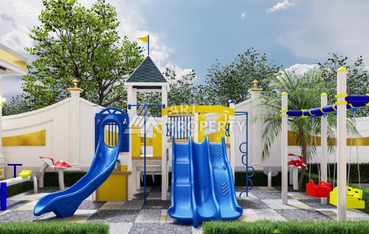 Новый инвестиционный проект на этапе строительства в 150 м от моря в районе Каргыджак! - Ракурс 28