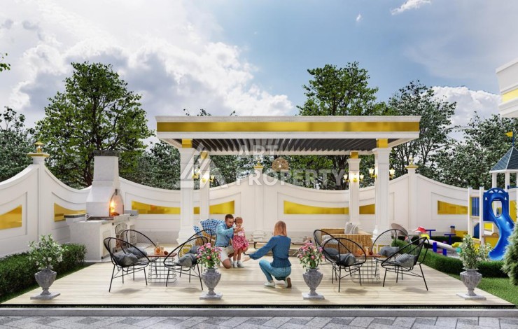 Новый инвестиционный проект на этапе строительства в 150 м от моря в районе Каргыджак! - Ракурс 29