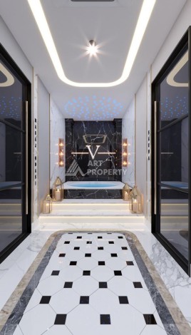 Новый инвестиционный проект на этапе строительства в 150 м от моря в районе Каргыджак! - Ракурс 30