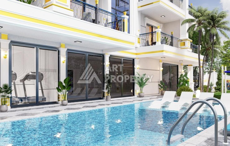 Новый инвестиционный проект на этапе строительства в 150 м от моря в районе Каргыджак! - Ракурс 31