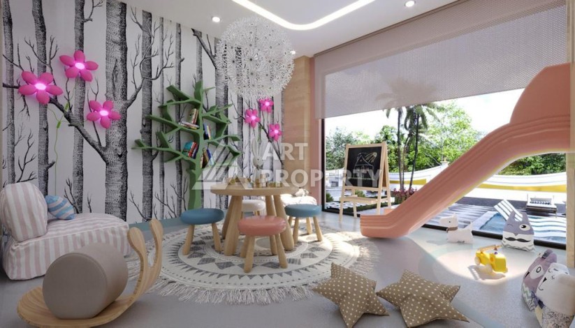 Новый инвестиционный проект на этапе строительства в 150 м от моря в районе Каргыджак! - Ракурс 38