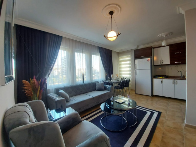 Трехкомнатная квартира в Махмутларе,в 450 метрах от Средиземного моря, 105 м2 - Ракурс 11