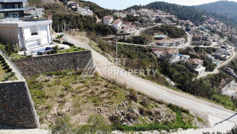 Отдельностоящая вилла 5+1 на этапе строительства в Каргыджаке - Ракурс 5