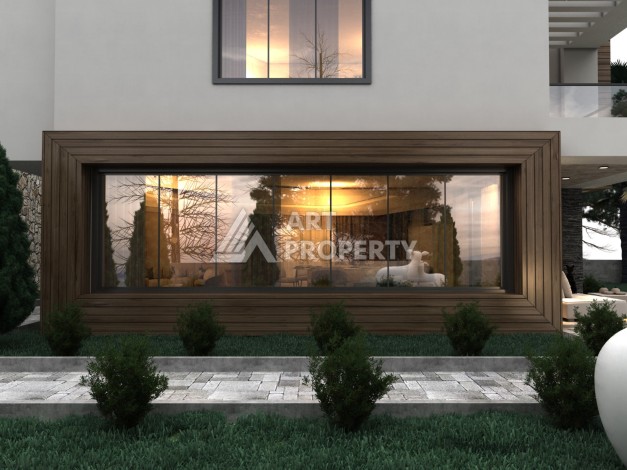 Отдельностоящая вилла 5+1 на этапе строительства в Каргыджаке - Ракурс 9