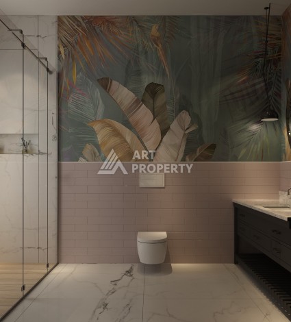 Отдельностоящая вилла 5+1 на этапе строительства в Каргыджаке - Ракурс 11