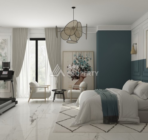 Отдельностоящая вилла 5+1 на этапе строительства в Каргыджаке - Ракурс 12