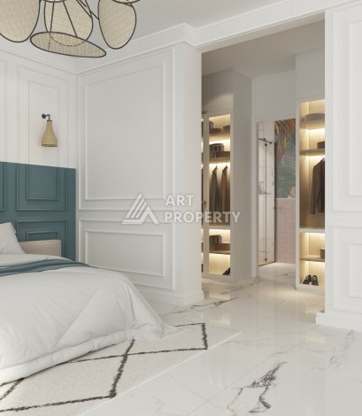 Отдельностоящая вилла 5+1 на этапе строительства в Каргыджаке - Ракурс 13