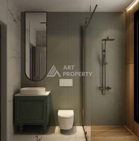 Отдельностоящая вилла 5+1 на этапе строительства в Каргыджаке - Ракурс 15